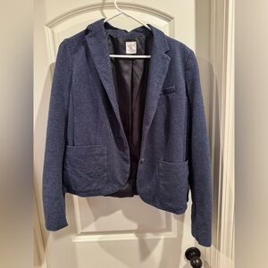 Blue denim like blazer